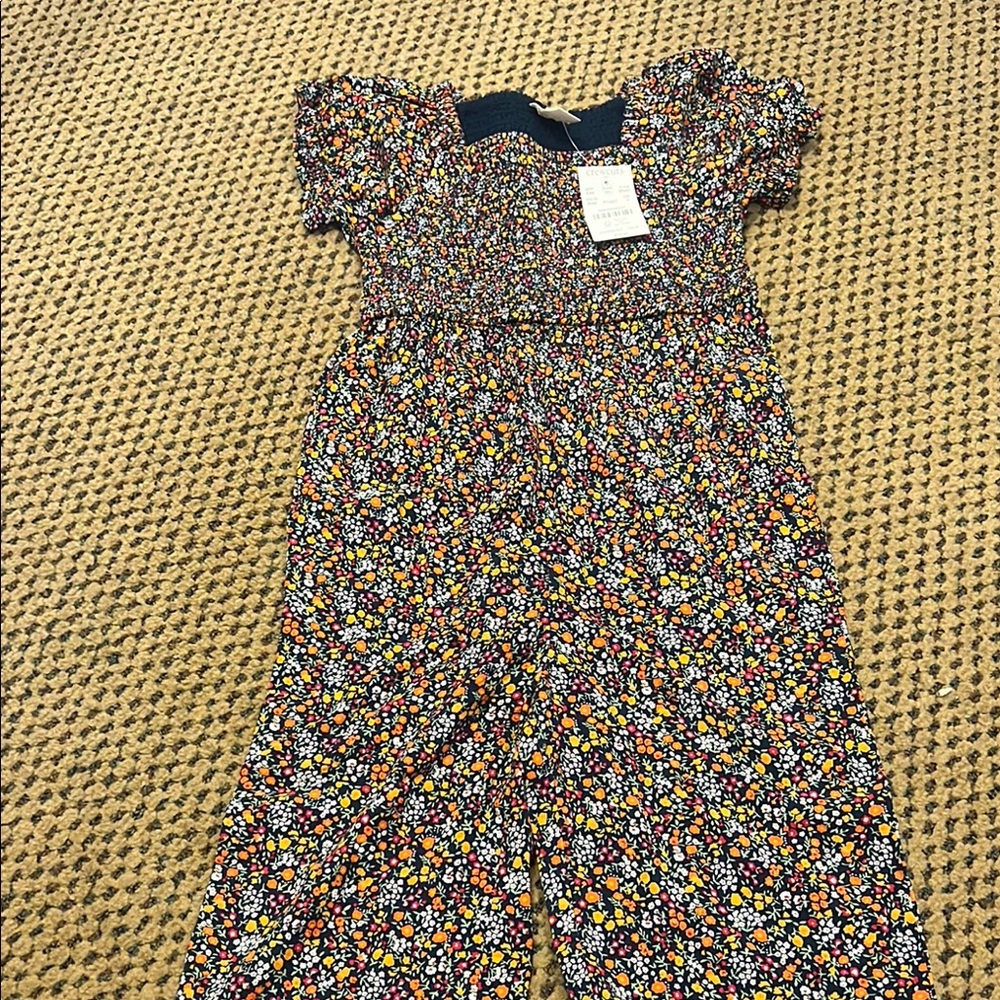 Floral Kids Jumpsuit